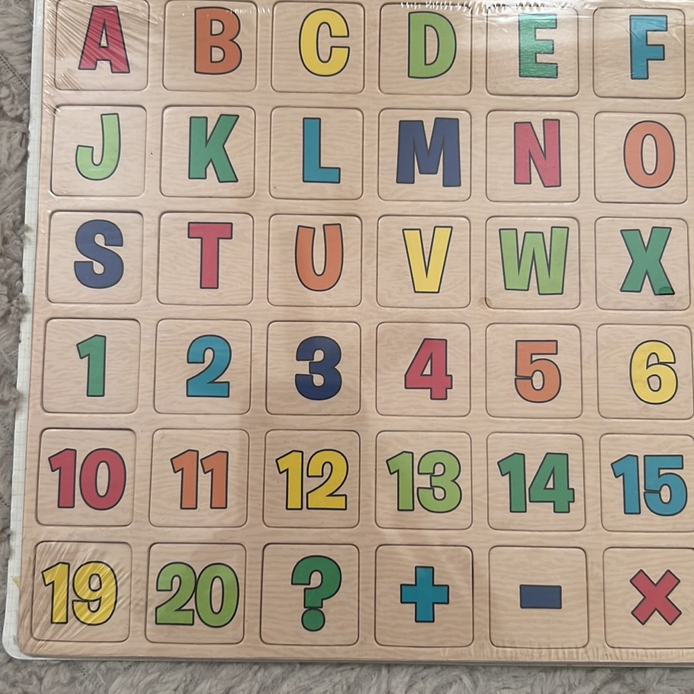 Number and Letter magnet set, 54 magnets 
New in sealed packaging - Picture 7 of 16